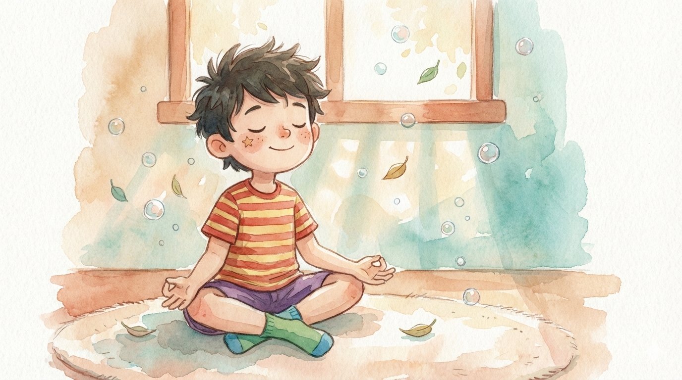 Finn calm and peaceful