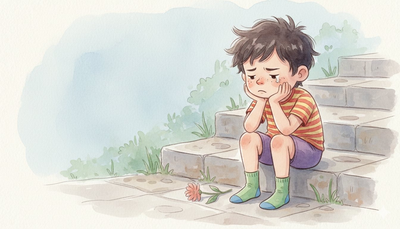 Finn feeling sad
